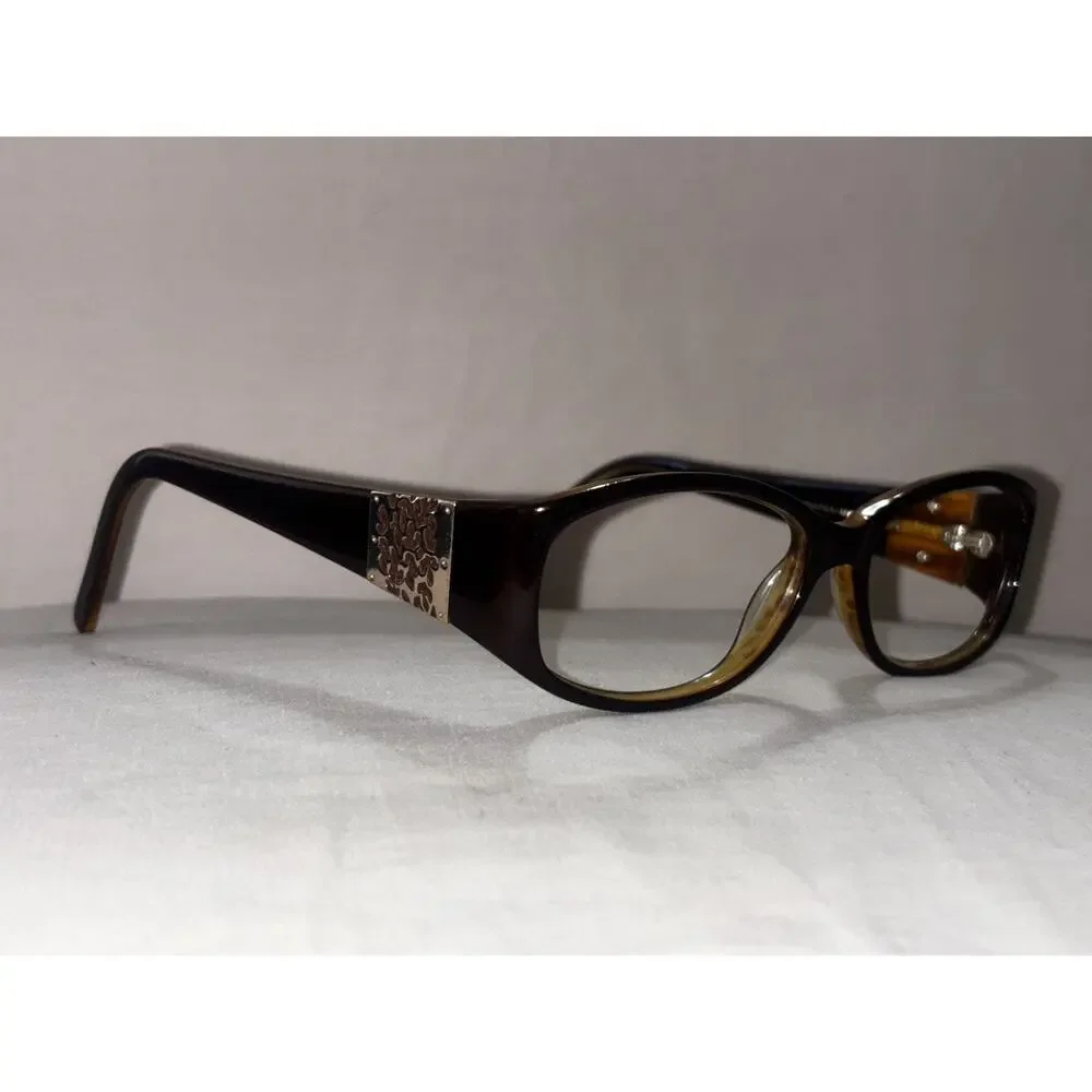 Chelsea Morgan CMS0005 BR Sunglasses Brown Square‎ Full Rim Frames 55-16-130